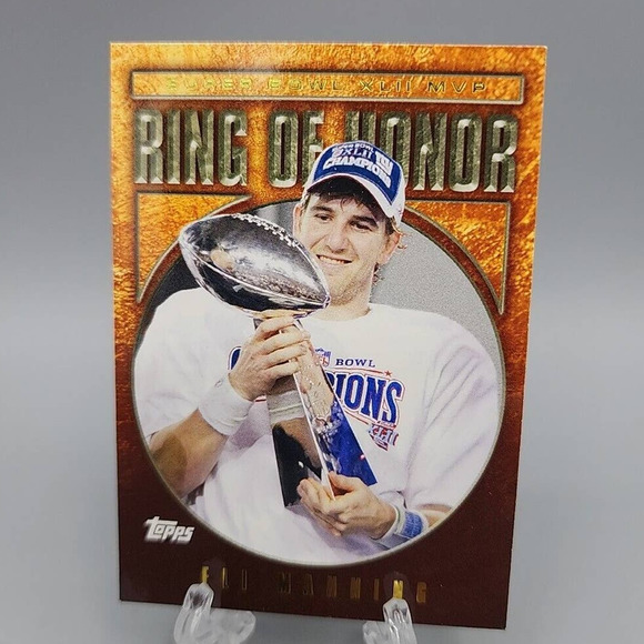 2008 Topps Eli Manning Ring Of Honor #RH42-EM Football Trading Card - Picture 1 of 6